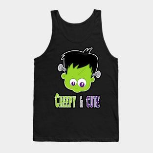 Creepy & Cute Halloween Frankinstein Monster Tank Top